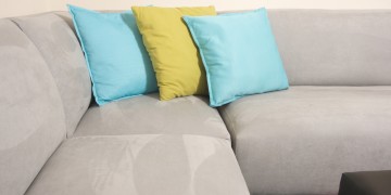 Bild Sofa und Beschreibung Kunstleder